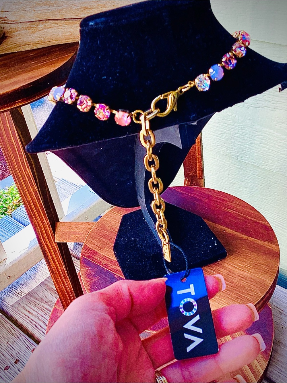 TOVA Oakland Necklace In REF ROSIES NWT - Picture 5 of 14